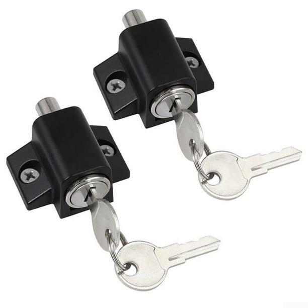 Keys 4X Sliding Patio Door Locks Catches Set Window Bolt Security Catch White Keys 4X Sliding Patio Door Locks Catches Set Window Bolt Security Catch White
